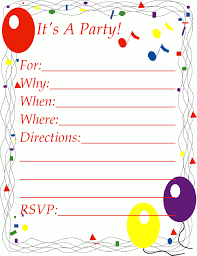 Clipart For Party Invitations Free Transparent Pictures On F