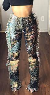 custom pants made from a rug 9