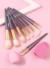 pink brush cleaner kit combo shein usa