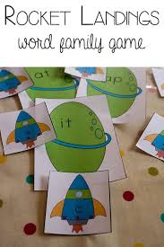 Space Themed Word Families Game