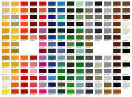 Powder Coat Colors Paint Color Chart