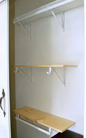 If there is a shelf above the rod, determine the vertical distance. Closet Challenge Part Ii Affordable Diy Closet Shelving K S Olympic Nest