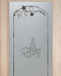 Pantry Doors Glass Etched Frosted