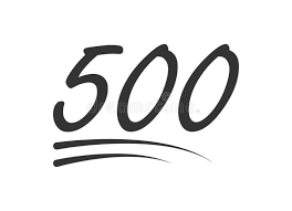 See more of plus500 on facebook. 500 Hundert Zahlvektorikone Symbol Lokalisiert Auf Weissem Hintergrund Vektor Abbildung Illustration Von Einladung Zahl 139789572