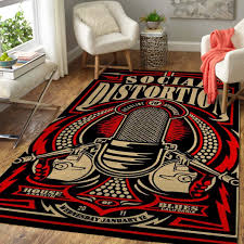 social distortion band rug carpet