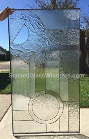 classic stained beveled glass insert
