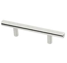 polished chrome cabinet drawer pull