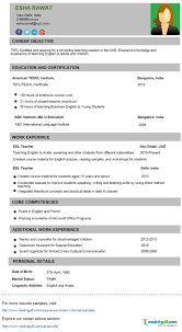 Example Perfect Resume Format Download Pdf Best Teacher Job