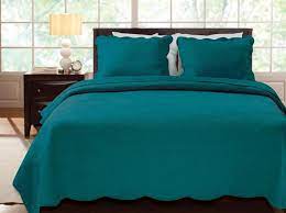 teal bedding bed elegant bedroom