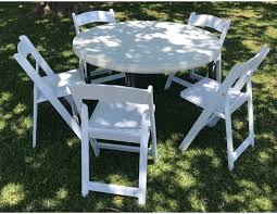 White Garden Chairs Set