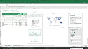 Create A Map Chart In Microsoft Excel 2019 Xl In Excel