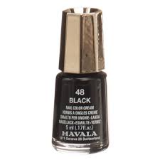 mavala nail polish crazy color 48 black