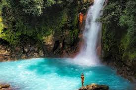 to rio celeste waterfall costa rica