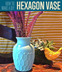 Hexagon Vase Diy Projects Craft Ideas