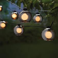 Hampton Bay Outdoor Indoor 10 Ft Plug In Incandescent G Type Bulb String Light With 8 Smoky Glass Shades Str Ba5 The Home Depot