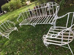 Iron Garden Set Sofa With Two Chairs