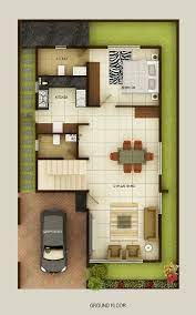 1500sqft North Facing Duplex Floor Plan