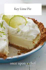best ever key lime pie once upon a chef