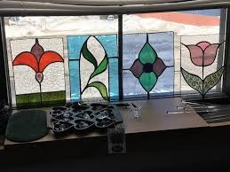 glass stained glass finishing work