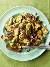 air fried brussels sprouts with maple