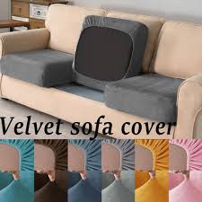 High Quality Velvet Sofa Seat Cushion