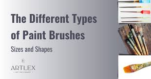 The Diffe Types Of Paint Brushes
