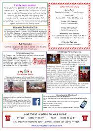 Newsletters Surrey Street Primary School