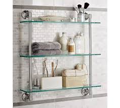 Mercer Triple Glass Shelf Bathroom