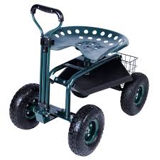 Garden Stool Cart