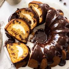 chocolate chip bundt cake with