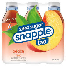 snapple tea zero sugar peach 6 pack