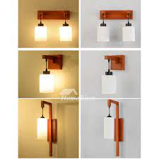 solid wood wall sconce for living room
