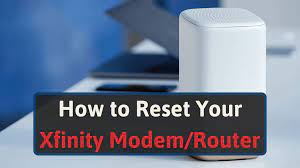 how to reset your xfinity modem router