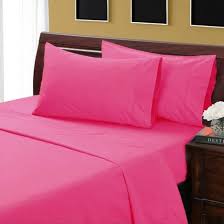 34 inches pocket hot pink fitted sheet