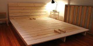 15 diy platform beds that are easy to