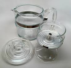 Vintage Pyrex Coffee Pot 6 Cup Pyrex