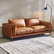 Webster Terry 3 Seater Genuine Leather Sofa