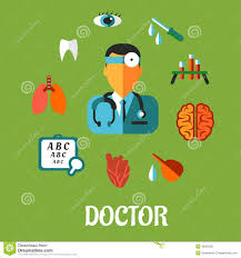 Medical Flat Infographic Concept Stock Vector Illustration