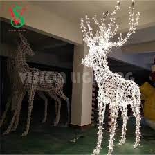 Bristle berry entrance artificial christmas tree with clear lights. Large Animal Led Reindeer Lights For Outdoor Christmas Decorations China Garden Decoration And Decorative Lights Price Made In China Com