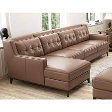 leather l shape sofa konga