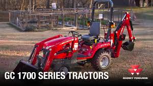mf gc 1700 sub compact tractors