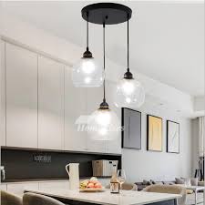 Industrial Pendant Lighting Clear Glass