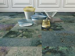 freestile patterned carpet tiles by