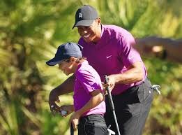 Imagine rocking up to a nearby golf club with your kid for a juniors' match and see that they are up against tiger woods' son, charlie. Tiger Woods Son Charlie Shows Off Golf Skills At Tournament With Dad E Online