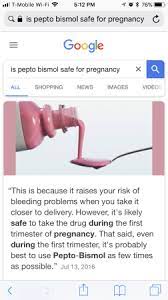 Find out what our expert says about which medicines are considered safe to take for diarrhea during pregnancy and how severe diarrhea can put you and your . Pepto Bismol Safe For Pregnancy Babycenter