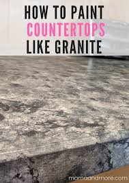 how to paint countertops without a kit