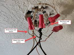 When wiring a light switch or other electrical component you need to know the color of the wire that informs you what color wire does what. Switch Box 2 Black 2 White 1 Red Diy Home Improvement Forum