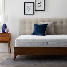 A queen size mattress is 60 inches wide and 80 inches long. Lucid Refresh 10 Gel Memory Foam Mattress Firm Queen Walmart Com Walmart Com