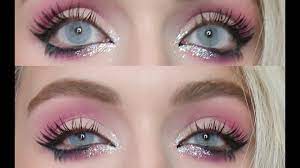 MODERN Pink Glittery Gyaru Makeup Tutorial (Gyaru with Light Lenses) -  YouTube