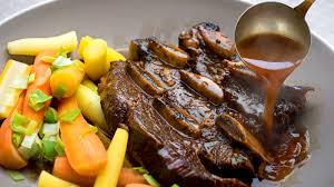 red wine braised short ribs with